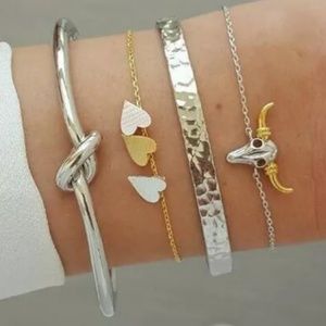 4pcs Fashion Womens Bracelet Longhorns Bull